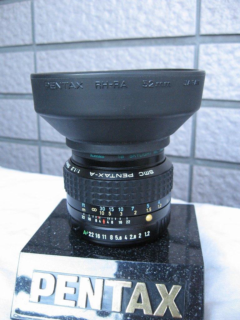 PENTAX ラバーフード RH-RA52(DA50mmF1.8・A50mmF1.2用) 34764 魅力の - レンズアクセサリー