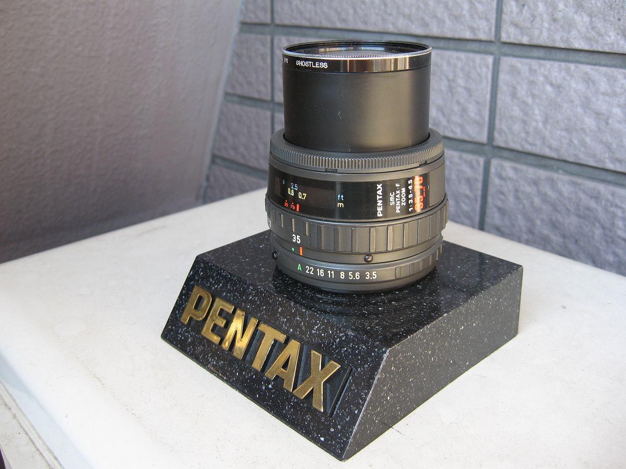 PENTAXカメラレンズ SMC ペンタックス・シフト　28㍉・F3.5説明書