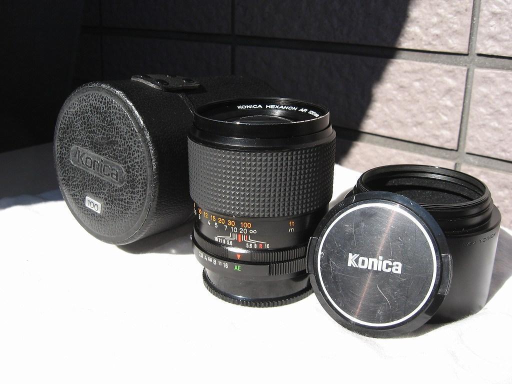 100％本物 KONIKA HEXANON AR 100mm F2.8 ヘキサノン 単焦点 レンズ(単