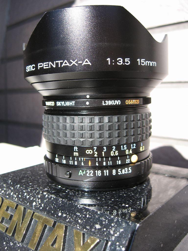 ６５本目 ｓｍｃ ＰＥＮＴＡＸ－Ａ １５ｍｍ Ｆ３．５ / とどめ