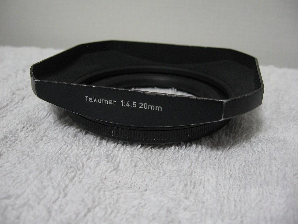 タクマー20mm F4.5用レンズフード / K 18mm F3.5に使える タクマー20mm F4.5用レンズフード / K 18mm F3.5に使える